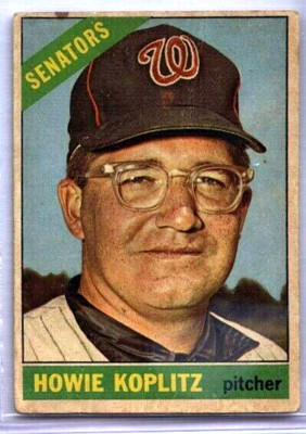 1966 Topps Venezuela #46 Howie Koplitz Washington Senator