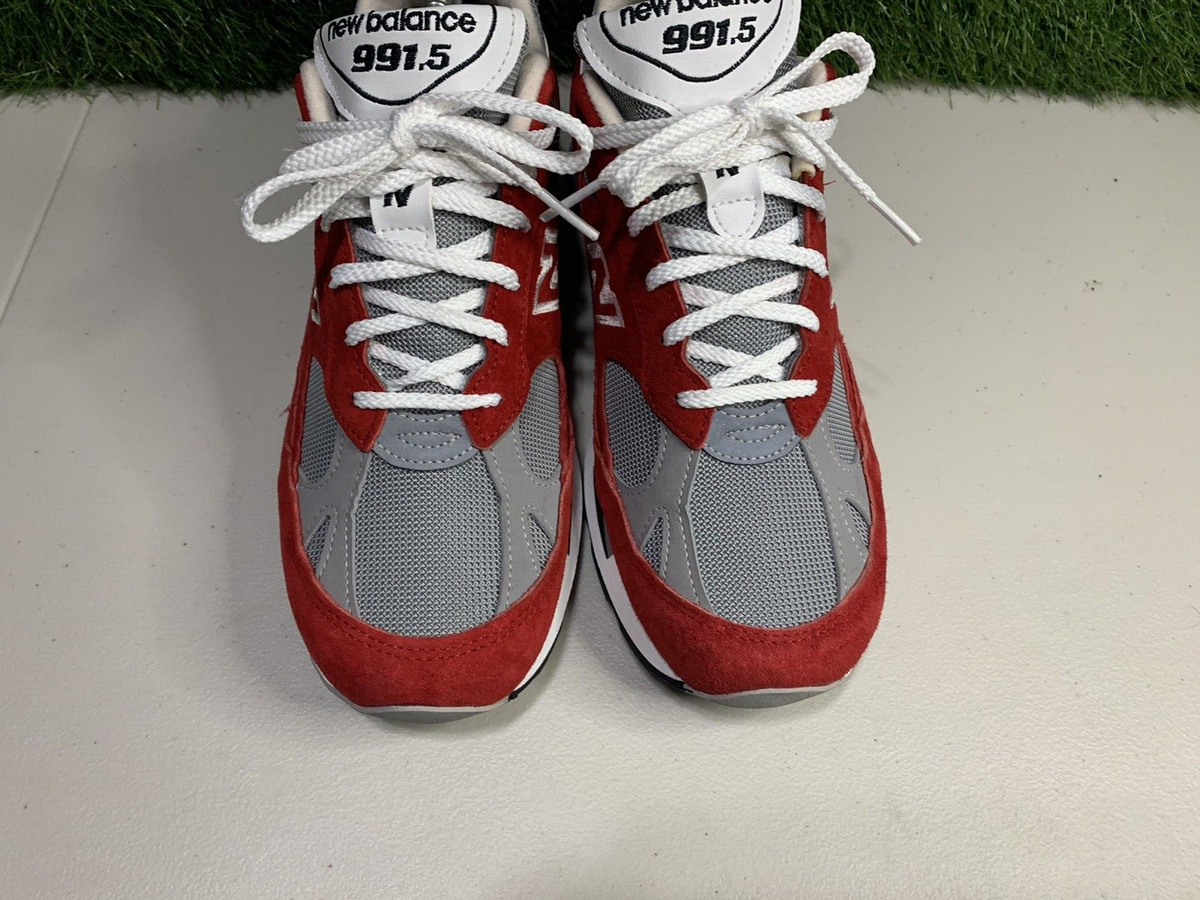 Size 9 - New Balance 991.5 Made In England Red hybrid M9915AA 991