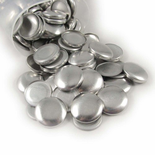 25 botones de cubierta talla 24 (5/8" - 15 mm)/botones cubiertos de tela - espalda plana - Imagen 3 de 3