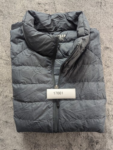 Heat Keep Puffer Sleeveless Vest Women's Size Small Gray - Picture 11 of 11