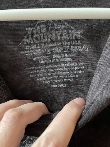 The Mountain Graphic T-Shirt Motorcycle Mens L Tie Dye - Picture 3 of 3
