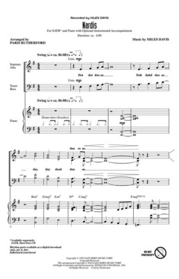 Nardis Jazz Chorals SATB
