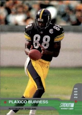 2000 Stadium Club Plaxico Burress #175 Pittsburgh Steelers 12D