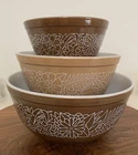 Vintage Pyrex Woodland Nesting Mixing Bowls (Set of 3)