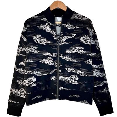 Gymshark Women Apapt Camo Seamless Track Jacket Medium