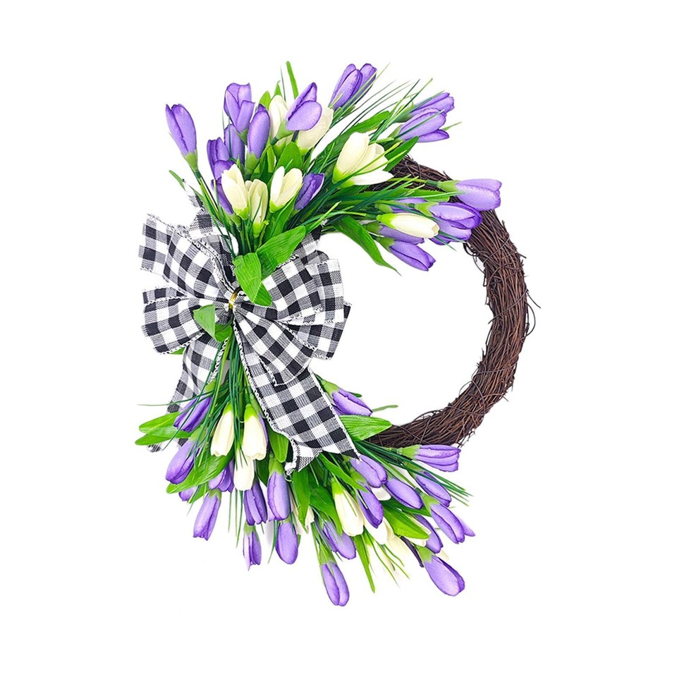 Worown Bambus-Blumenkranzringe – 16 Stück, 15,2 & 20,3 Cm, Für DIY Deko