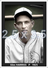 Slim Harriss - 1925 Philadelphia Athletics - choose a style - colorized print