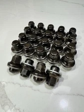 24 OEM TOYOTA TUNDRA Sequoia TACOMA FACTORY HYPER BLACK OEM LUGS LUG NUTS SET