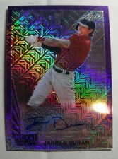 2020 Leaf Metal Draft 1990 Purple Mojo #'d 3/7 Jarren Duran #LA-JD3 Auto