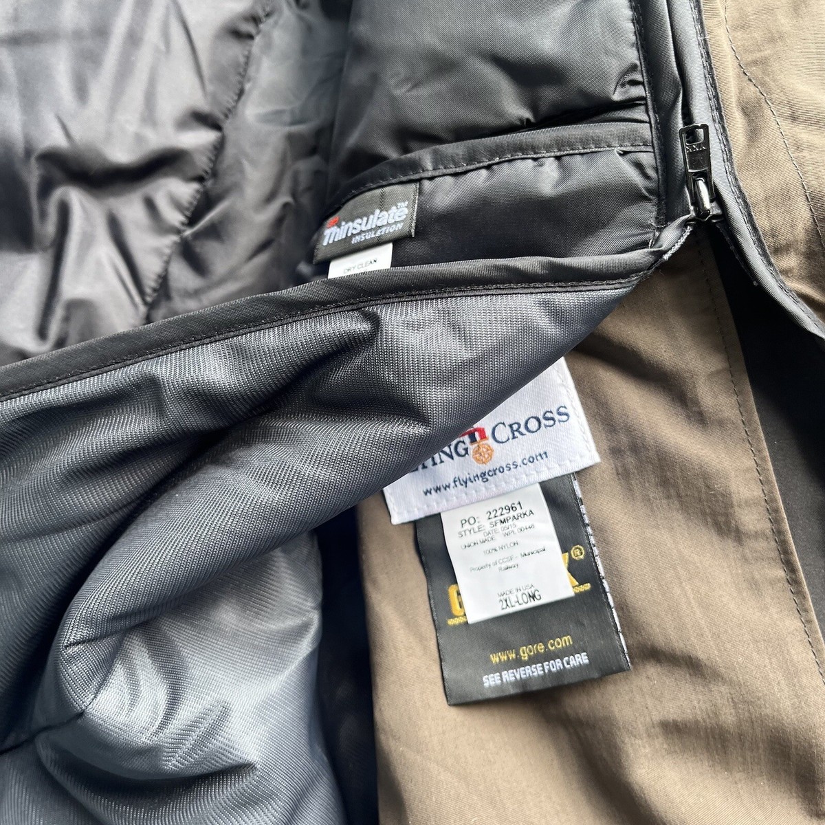 Vintage San Francisco MUNI Gore Tex Parka Jacket 2XL Deadstock | eBay