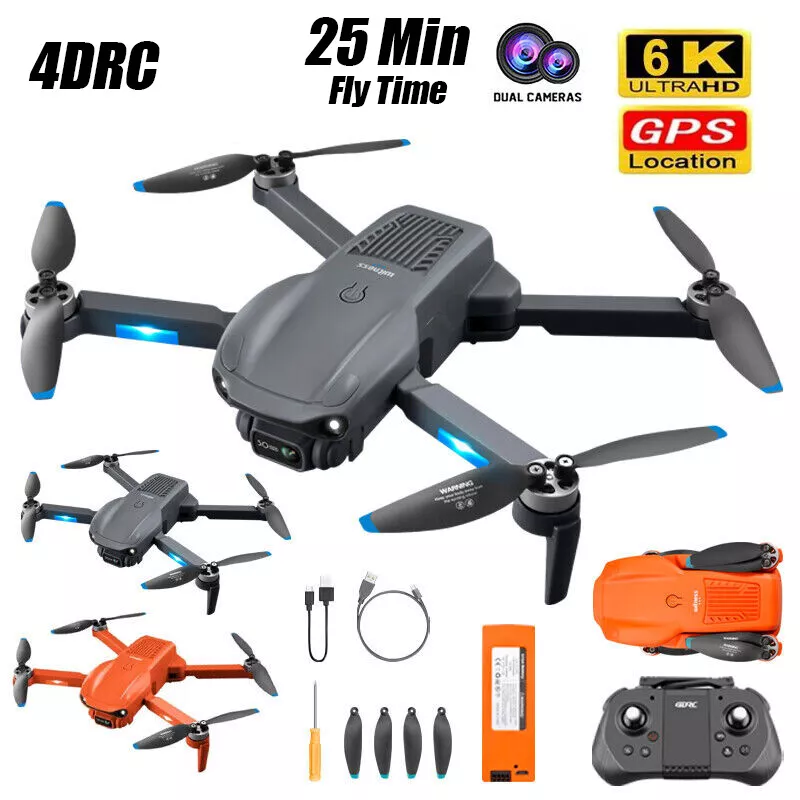 F12 GPS 5G RC Drone 6K HD Dual Camera WIFI FPV Portable Quadcopter