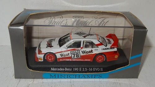 Minichamps Mercedes-Benz 190E EVO2 AMG-West LOHR 1:43 PC+OVP (SB2097) - Picture 5 of 6