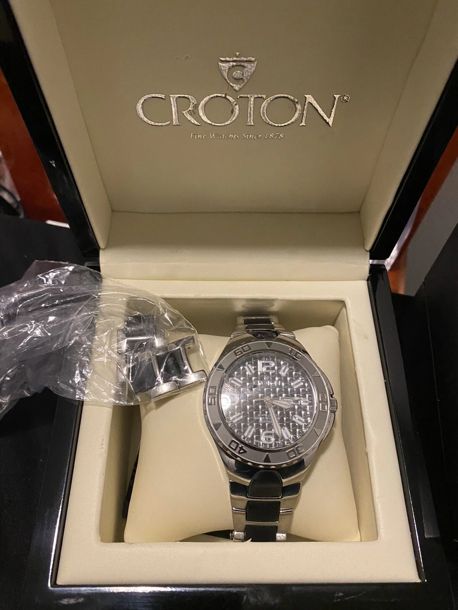 Men s Watch Croton Ca301176 Sport Automatic Rubber Stainless