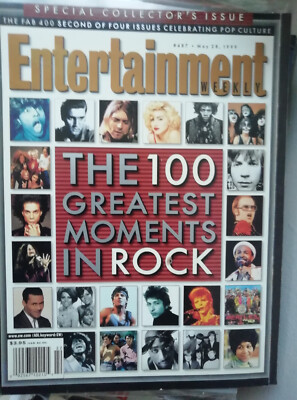 Entertainment Weekly 100 Greatest Moments In Rock Collectors Issue May 1999