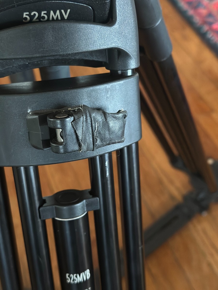 MANFROTTO 525MVB TRIPOD PRO MVH501 FLUID VIDEO HEAD | eBay