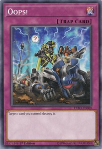 Oops! - EXFO-EN080 - Common - 1st Edition x3 - Near Mint
