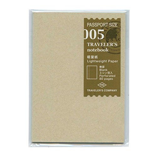 Traveler's notebook Passport size Refill lightweight paper 14371006 | eBay