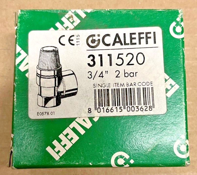 Altecnic 3/4"" F x F 312 Series Pressure Relief Valve Bar 3115202