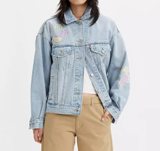 Levi's 90's Patchwork Trucker Jacket Floral Women's Large
