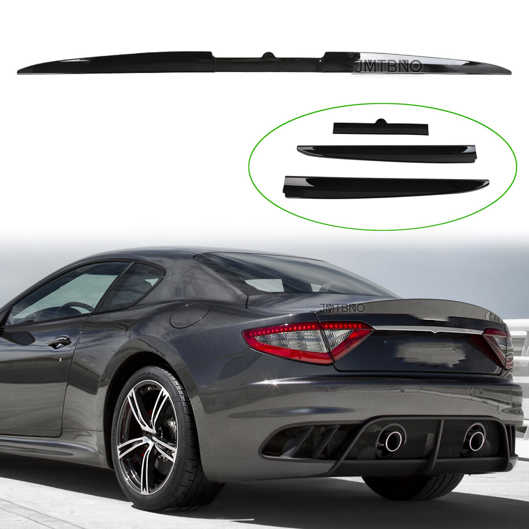 Glossy Black Sport Style Rear Trunk Lip Spoiler Wing For Maserati Gran Turismo