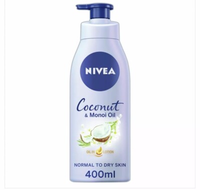 NIVEA Coconut & Monoi Oil Body Lotion 400ml   Brand New Sealed