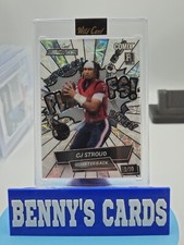 2023 Wild Card Football Comix Playoffs White Scope Parallel 1/10 RC CJ Stroud