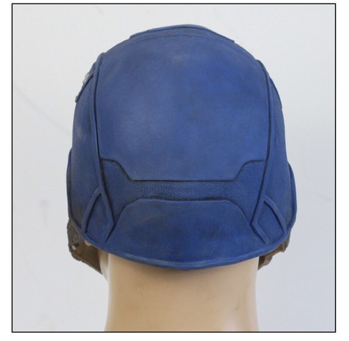 Avengers Endgame 4 Captain America Mask Cosplay Props Helmet Latex Infinity Mask - Picture 3 of 5