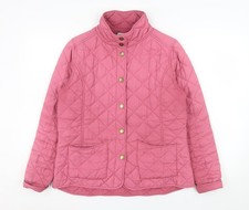 Womens UK Size 14 Toggi Pink Quilted Coat