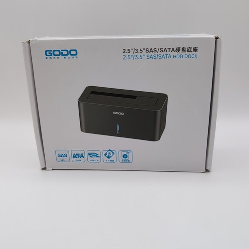 GODO SAS/SATA Hard Drive Docking Station Adapter, 2.5/3.5 inch USB 3.0 External - Picture 12 of 17