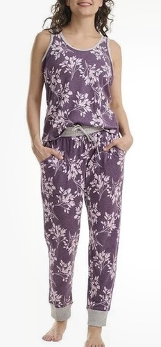 Live Love Lounge Pyjama Set groß lila Blumen Taschen Karen Neuburger NEU!