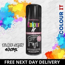 All Purpose Spray Paint Aerosol Matt Gloss Satin Primer Metal Wood Plastic 400ml