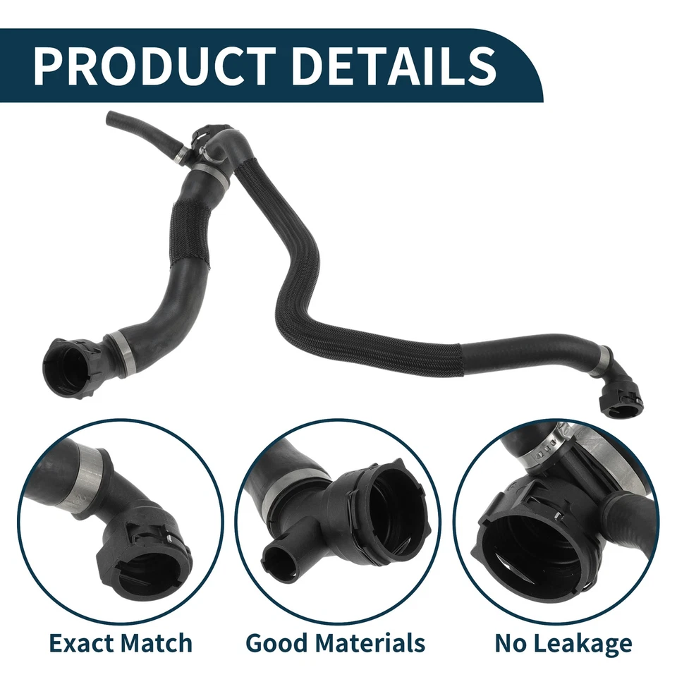 Manguera radiador Nº17127589755 para BMW X6 4.4L 2010-2014 tubo descendente Foto 4 de 4