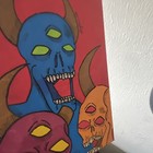 Jaylen S. "Demons of Enlightenment" Signed OOAK Original Acrylic Canvas — photo 5