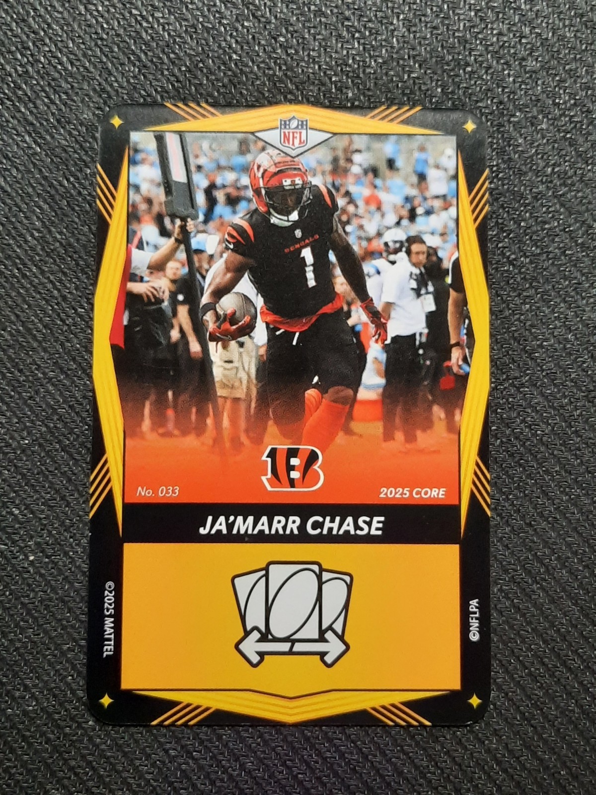 2025 UNO Elite Yellow #033 Ja'marr Chase Cincinnati Bengals