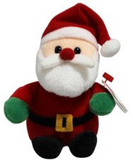 Ty Jingle Beanies - Santa Claus, 2008 Version, MWMT Stuffed Animal Toy