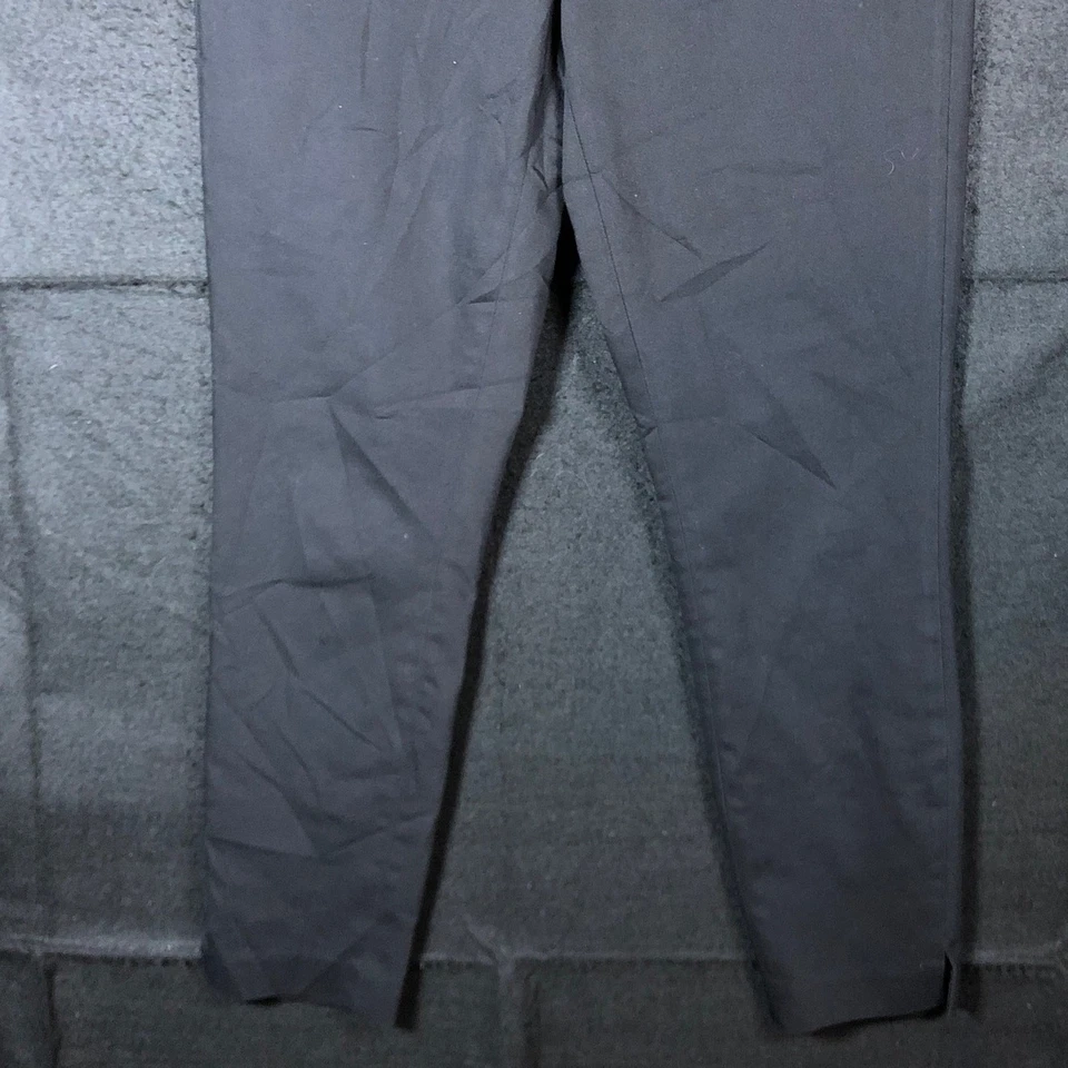 Pantalones para mujer Ivanka Trump negros tiro medio forrados al tobillo elásticos 6 Foto 3 de 4