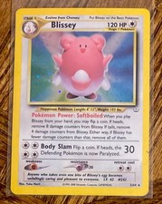 2001 POKEMON NEO REVELATION BLISSEY HOLO CARD 2/64 STAGE 1 120 HP