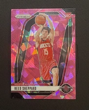2024-25 Panini Prizm - Reed Shepard RC Pink Ice #268 Rookie Rockets