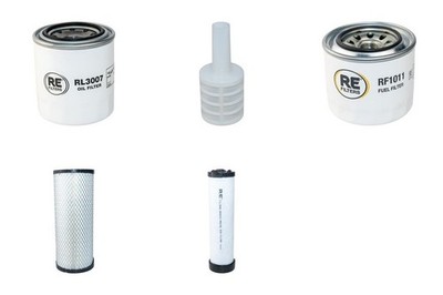 DOOSAN DX80R Filter-Service-Kit Mit Yanmar Motor