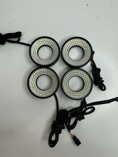 Lot of 4 Microscope LED Ring Lite LKM RNW 70/35-35 DC24V