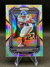 Saquon Barkley Silver Prizm 2022 Panini Prizm #218 New York Giants