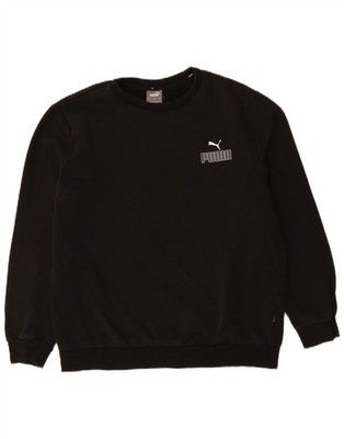 Puma Herren Graphic Sweatshirt Pullover Large schwarz Baumwolle AH15