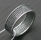 Orthodox Christian band Sterling silver 925 ring Russian Greek Psalm 22 prayer