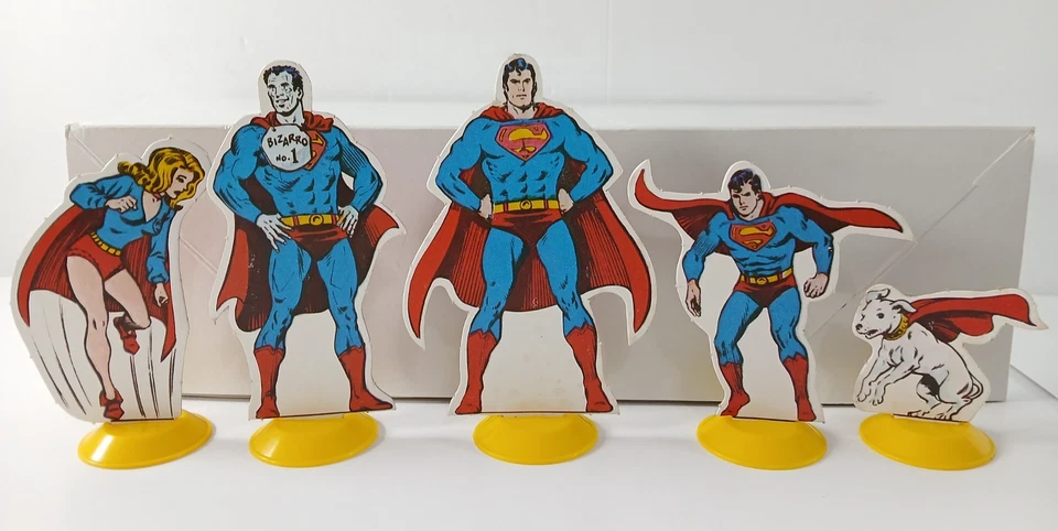 Vintage 1973 Ideal SUPERMAN Foldout Take-Along Vinyl Playset Toy COMPLETE! CLEAN - Image 4 of 4