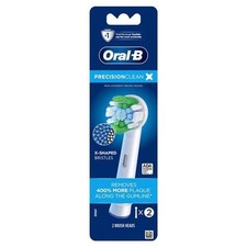 Oral B Precision Clean X 2 Replacement Brush Heads New In Box