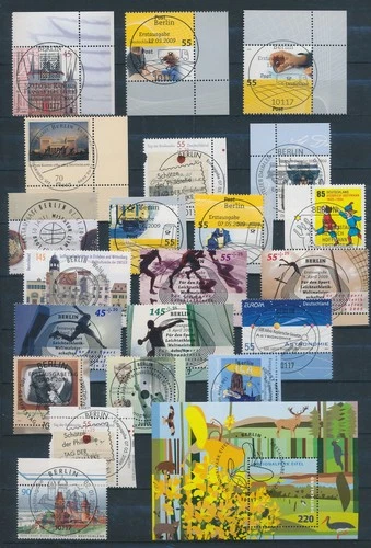 XE62402 Germany 2009 FDC/souvenir cancels edges used