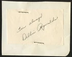 Debbie Reynolds d2016 signed autograph 3x3.5 cut Actress Singin' in the Rain