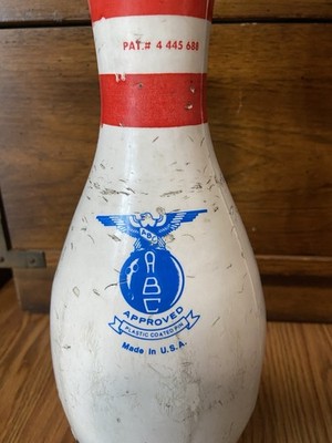 Amflite 2 II Bowling Pins LOT DE 2 Qubica AMF USBC plastique enduit USA vintage