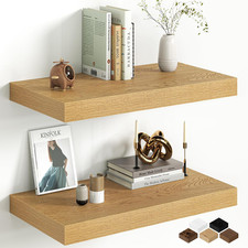 Scaffali Galleggianti Rustici 12" Rovere Profondo - Set di 2 per Conservare Elegante Casa