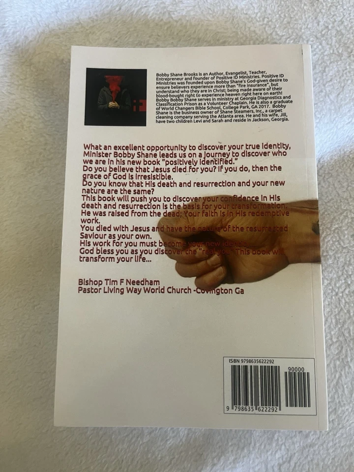 Positively Identified:What,Who,Where,And Why are you? By Bobby S Brooks *SIGNED* - Image 2 of 3